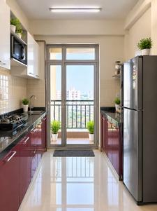 Kitchen Image of 391 Sq.ft 1 BHK Apartment / Flat for sale in JP North Aviva, Mira Road East Mira Bhayandar for Rs. 6200000