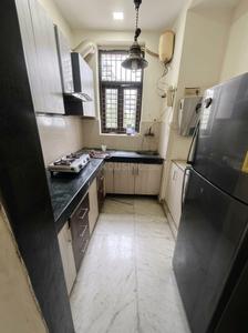 Kitchen Image of 850 Sq.ft 2 BHK Apartment / Flat for rent in Dhanya Niketan, Sector 42 Noida for Rs. 25000