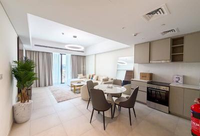 Hall Image of 746 Sq.ft 1 BHK Apartment / Flat for rent in Umm Suqeim Dubai for Rs. 292500