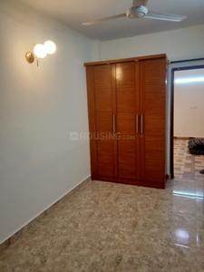 Bedroom Image of 600 Sq.ft 1 BHK Builder Floor for rent in Khirki Extension New Delhi for Rs. 17000