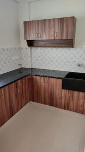 Kitchen Image of 550 Sq.ft 1 BHK Apartment / Flat for rent in Murugeshpalya Bengaluru for Rs. 20000