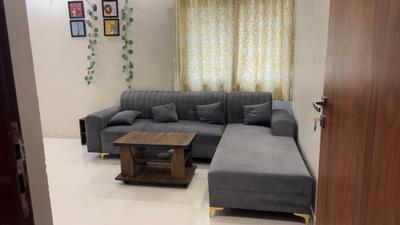 Living Room Image of 1145 Sq.ft 2 BHK Apartment / Flat for sale in Adani Elysium, Shantigram Ahmedabad for Rs. 7800000