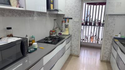Kitchen Image of 1200 Sq.ft 3 BHK Apartment / Flat for sale in Godrej The Trees, Vikhroli East Mumbai for Rs. 71000000