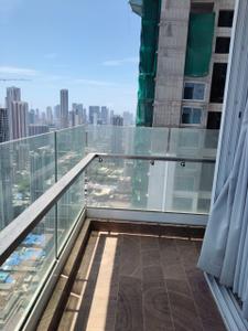 Balcony Image of 1450 Sq.ft 3 BHK Apartment / Flat for sale in Monte South, Byculla Mumbai for Rs. 75000000