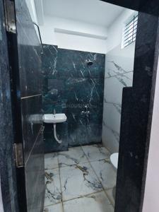 Bathroom Image of 800 Sq.ft 1 BHK Apartment / Flat for rent in V N A Creation Anand Dham, Devguradia Indore for Rs. 7300