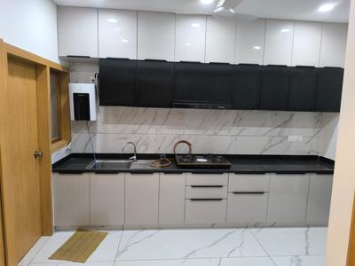 Kitchen Image of 2500 Sq.ft 3 BHK Apartment / Flat for rent in V V Akshat Paradise, Sargasan Gandhinagar for Rs. 60000