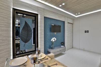 Living Room Image of 615 Sq.ft 1 BHK Apartment / Flat for sale in Symphony Bldg No 4 Type D E E1 Wing A B And C, Boisar Mumbai for Rs. 1788000