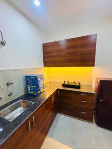 Kitchen Image of 600 Sq.ft 1 RK Builder Floor for rent in Sector 46 Gurgaon for Rs. 18500