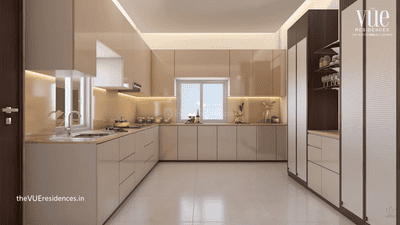 Kitchen Image of 2045 Sq.ft 3 BHK Apartment / Flat for sale in The Vue Residences, Puppalaguda Hyderabad for Rs. 21600000