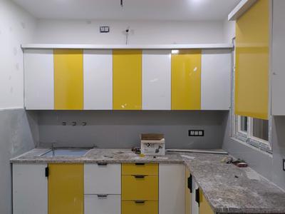 Kitchen Image of 950 Sq.ft 3 BHK Apartment / Flat for sale in Burari Affordable Homes, Burari New Delhi for Rs. 4551000