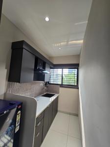 Kitchen Image of 1000 Sq.ft 1 BHK Apartment / Flat for rent in Mahalakshmi Nagar Indore for Rs. 22000