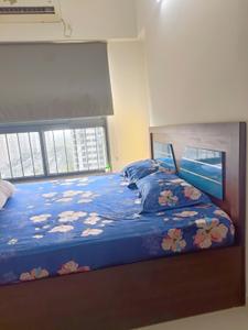 Bedroom Image of 1400 Sq.ft 3 BHK Apartment / Flat for rent in Adani Amogha, Shantigram Ahmedabad for Rs. 40000