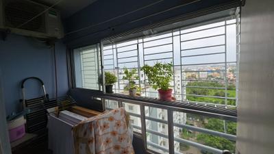Balcony Image of 1160 Sq.ft 3 BHK Apartment / Flat for sale in Godrej Prakriti, Sodepur Kolkata for Rs. 8200000