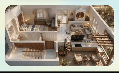 Image of 2750 Sq.ft 5 BHK Villa for sale in Phulnakhara, Cuttack for Rs. 12300000