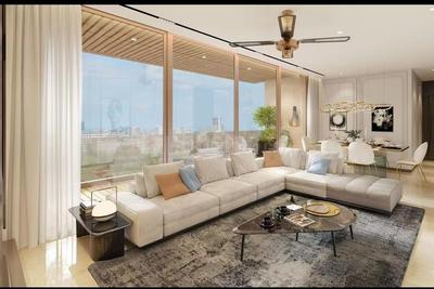 Hall Image of 1533 Sq.ft 2 BHK Apartment / Flat for sale in Bramhacorp Hues Of Sky, Camp Pune for Rs. 21300000