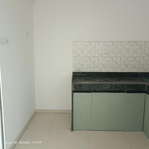 Kitchen Image of 930 Sq.ft 3 BHK Apartment / Flat for sale in Majestique Rhythm County, Handewadi Pune for Rs. 8800000