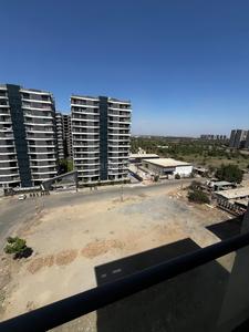 Balcony Image of 1200 Sq.ft 2 BHK Apartment / Flat for rent in Vesu Surat for Rs. 22000