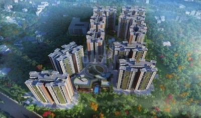 Image of 1074 Sq.ft 3 BHK Apartment / Flat for sale in Siddha Happyville , Rajarhat, Kolkata for Rs. 11900000
