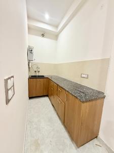 Kitchen Image of 550 Sq.ft 1 BHK Builder Floor for rent in Sector 57 Gurgaon for Rs. 36000