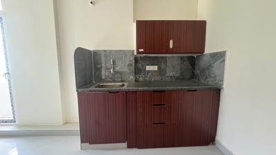Kitchen Image of 610 Sq.ft 1 RK Apartment / Flat for rent in Madhapur Hyderabad for Rs. 30000