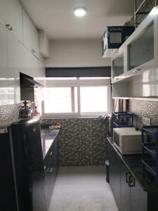Kitchen Image of 364 Sq.ft 1 RK Apartment / Flat for rent in DLF Capital Greens Phase 1 And 2, Karampura New Delhi for Rs. 26000