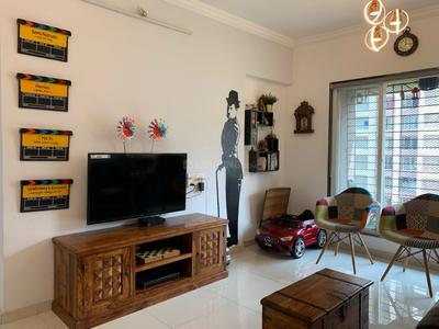 Hall Image of 550 Sq.ft 1 BHK Apartment / Flat for rent in Cosmos Orchid, Kasarvadavali Thane for Rs. 28000