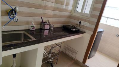 Kitchen Image of 600 Sq.ft 1 BHK Apartment / Flat for rent in Kondapur Hyderabad for Rs. 25000