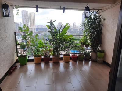 Balcony Image of 1205 Sq.ft 3 BHK Duplex for sale in Ekta Meadows, Borivali East Mumbai for Rs. 33500000