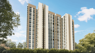 Image of 848 Sq.ft 2 BHK Apartment / Flat for sale in Lodha Crown Kolshet Tower 3, Thane West, Thane for Rs. 9500000