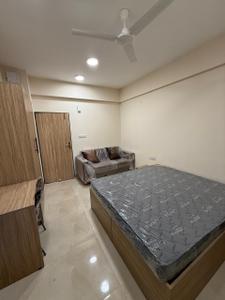 Bedroom Image of 300 Sq.ft 1 RK Apartment / Flat for rent in Scheme No 114 Indore for Rs. 15000