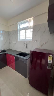 Kitchen Image of 450 Sq.ft 1 BHK Apartment / Flat for rent in Bommanahalli Bengaluru for Rs. 25000