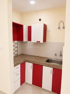 Kitchen Image of 850 Sq.ft 2 BHK Apartment / Flat for rent in Home Builder Flats, Indirapuram Ghaziabad for Rs. 18000
