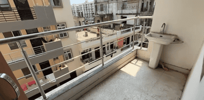 Balcony Image of 1280 Sq.ft 3 BHK Apartment / Flat for sale in Ram Krishna Puram Patna for Rs. 7936000