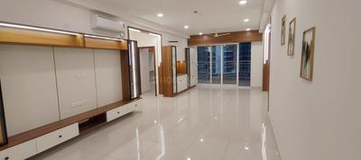 Hall Image of 2124 Sq.ft 3 BHK Apartment / Flat for rent in Prestige Beverly Hills, Kokapet Hyderabad for Rs. 80000