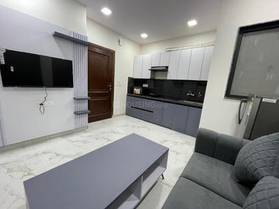 Kitchen Image of 1350 Sq.ft 1 BHK Builder Floor for rent in Sector 56 Gurgaon for Rs. 38000