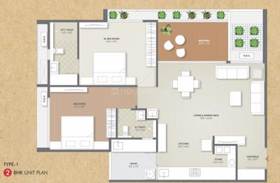 Image of 1800 Sq.ft 2 BHK Apartment / Flat for sale in Aarushi Center Point, Kudasan, Gandhinagar for Rs. 8670000