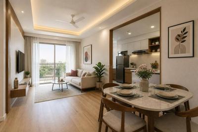 Hall Image of 1000 Sq.ft 2 BHK Apartment / Flat for rent in SMD Beverly Hills, Singasandra Bengaluru for Rs. 38000