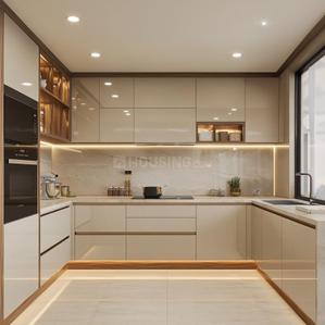 Kitchen Image of 2000 Sq.ft 4 BHK Apartment / Flat for rent in Shreepati Jewels, Girgaon Mumbai for Rs. 210000