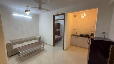 Living Room Image of 702 Sq.ft 1 BHK Apartment / Flat for rent in BTM Layout Bengaluru for Rs. 27499