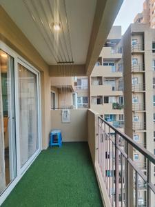 Balcony Image of 1098 Sq.ft 2 BHK Apartment / Flat for rent in Bhartiya Nikoo Homes, Kannuru Bengaluru for Rs. 50000