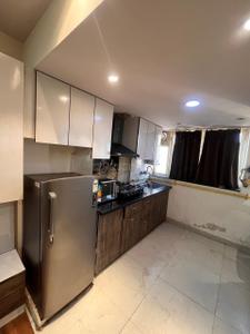Kitchen Image of 700 Sq.ft 1 RK Builder Floor for rent in Moti Nagar New Delhi for Rs. 25000
