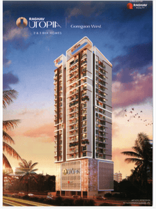Image of 1207 Sq.ft 2 BHK Apartment / Flat for sale in Raghav Utopia, Goregaon West, Mumbai for Rs. 22500000