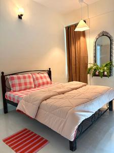 Bedroom Image of 1200 Sq.ft 2 BHK Apartment / Flat for rent in Jalvayu Defence Enclave, Kharghar Navi Mumbai for Rs. 55000