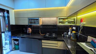 Kitchen Image of 490 Sq.ft 1 BHK Apartment / Flat for sale in Man Opus, Mira Road East Mira Bhayandar for Rs. 7600000