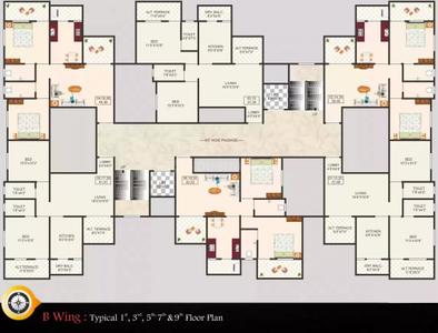 Image of 898 Sq.ft 2 BHK Apartment / Flat for sale in Bhondve Empire, Ravet, Pune for Rs. 6930000