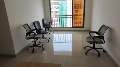 Living Room Image of 640 Sq.ft 2 BHK Apartment / Flat for sale in Shree Sai D N Nagar Shivneri CHS Ltd, Andheri West Mumbai for Rs. 21500000