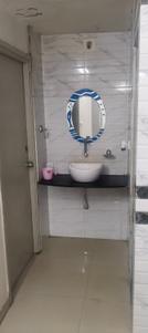 Bathroom Image of 1000 Sq.ft 1 BHK Apartment / Flat for rent in Shubh Candid, Kudasan Gandhinagar for Rs. 13400