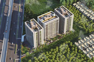 Image of 2475 Sq.ft 3 BHK Apartment / Flat for sale in Abhishek Apple Green 2, Koba, Gandhinagar for Rs. 10725000