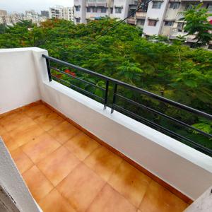 Balcony Image of 702 Sq.ft 1 BHK Apartment / Flat for rent in Ambegaon Budruk Pune for Rs. 14500