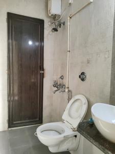 Common Bathroom Image of 533 Sq.ft 1 BHK Apartment / Flat for rent in Kasarvadavali Thane for Rs. 18000